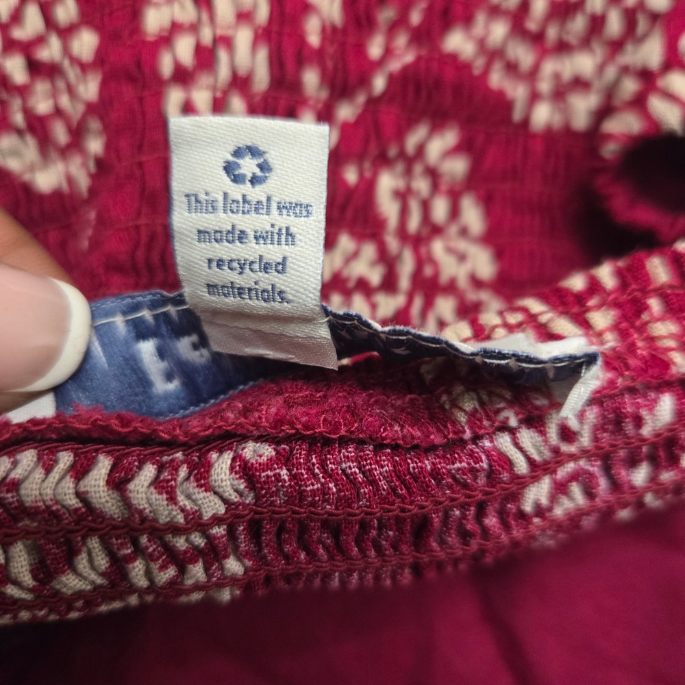 Belle Isle by Torrid Linen Blend Maxi Dress Size 3X Tiered Smocked Euro Summer - Picture 8 of 12
